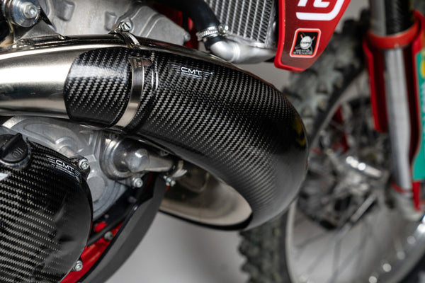 CMT Compositi Carbon Exhaust Heat Guard | KTM / Husqvarna / Gas Gas | 003093