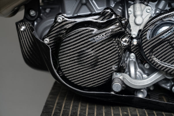 CMT Compositi Carbon Ignition Cover Guard | KTM / Husqvarna | 003122