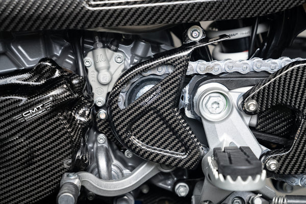 CMT Compositi Carbon Front Sprocket Guard | KTM / Husqvarna | 003124