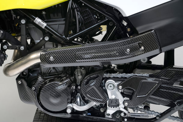 CMT Compositi Carbon Exhaust Heat Guard | Husqvarna 701 SUPERMOTO / Husqvarna 701 ENDURO | 003125