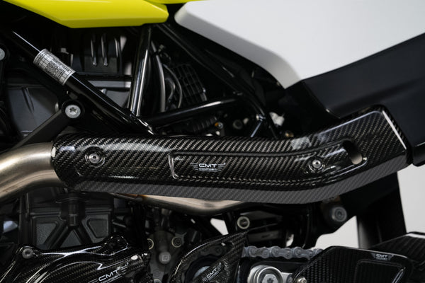 CMT Compositi Carbon Exhaust Heat Guard | Husqvarna 701 SUPERMOTO / Husqvarna 701 ENDURO | 003125