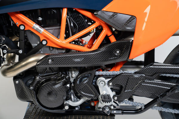 CMT Compositi Carbon Exhaust Heat Guard | KTM 690 SMC R / KTM 690 ENDURO R | 003126