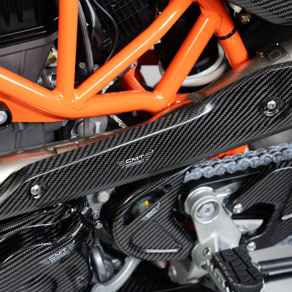 CMT Compositi Carbon Exhaust Heat Guard | KTM 690 SMC R / KTM 690 ENDURO R | 003126