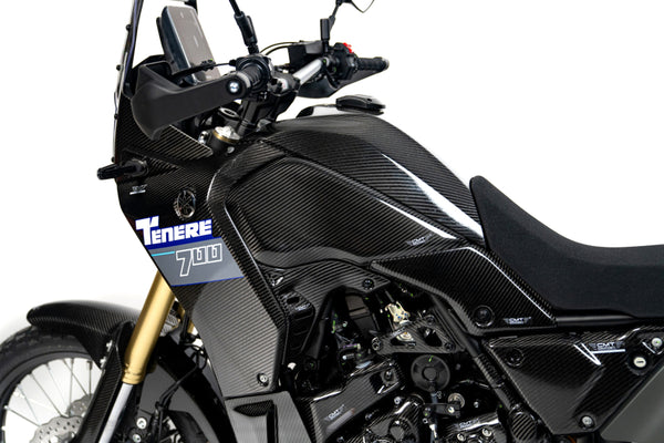 CMT Compositi Carbon Fork Guards | Yamaha TENERE 700 WORLD RALLY / Multi-Model | 004004