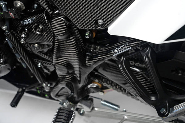 CMT Compositi Carbon Frame Guards | Yamaha TENERE 700 WORLD RALLY / Multi-Model | 004013