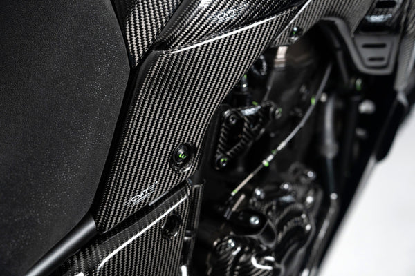 CMT Compositi Carbon Lower Fuel Tank Side Panels | Yamaha TENERE 700 RALLY EDITION / Multi-Model | 004019