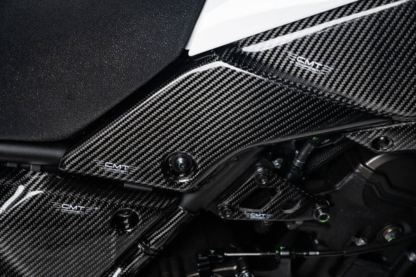 CMT Compositi Carbon Lower Fuel Tank Side Panels | Yamaha TENERE 700 RALLY EDITION / Multi-Model | 004019