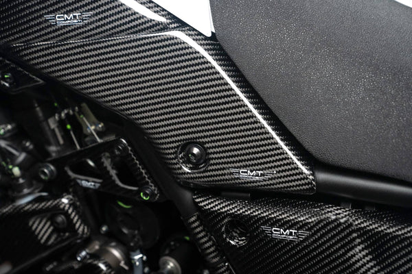 CMT Compositi Carbon Lower Fuel Tank Side Panels | Yamaha TENERE 700 RALLY EDITION / Multi-Model | 004019