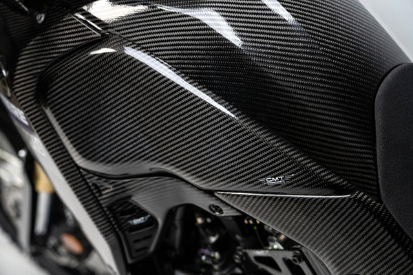 CMT Compositi Carbon Lower Fuel Tank Cover | Yamaha TENERE 700 RALLY EDITION / Multi-Model | 004021