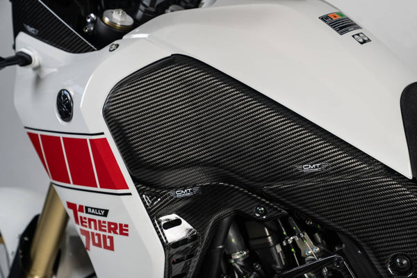 CMT Compositi Carbon Lower Fuel Tank Cover | Yamaha TENERE 700 RALLY EDITION / Multi-Model | 004021