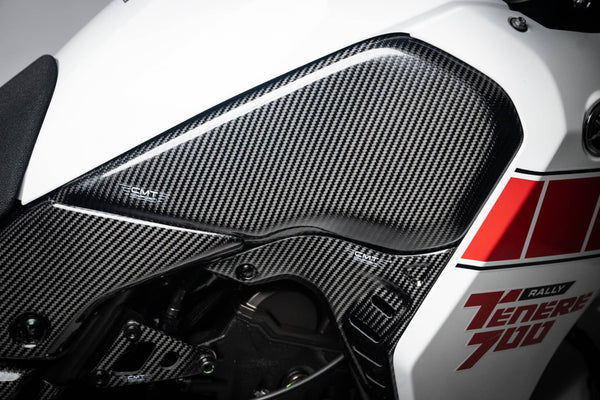 CMT Compositi Carbon Lower Fuel Tank Cover | Yamaha TENERE 700 RALLY EDITION / Multi-Model | 004021