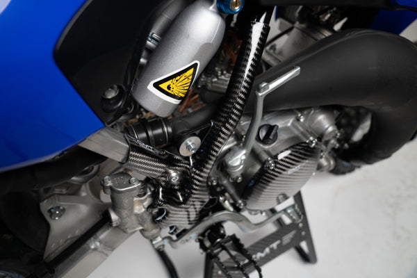 CMT Compositi Carbon Frame Guards | Yamaha YZ 65 / Yamaha YZ 85 | 004035