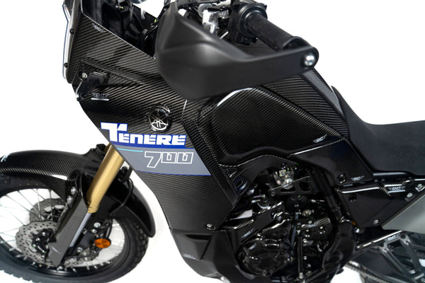 CMT Compositi Carbon Front Side Panel Set | Yamaha TENERE 700 RALLY EDITION / Multi-Model | 004037