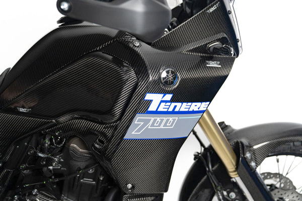 CMT Compositi Carbon Front Side Panel Set | Yamaha TENERE 700 RALLY EDITION / Multi-Model | 004037