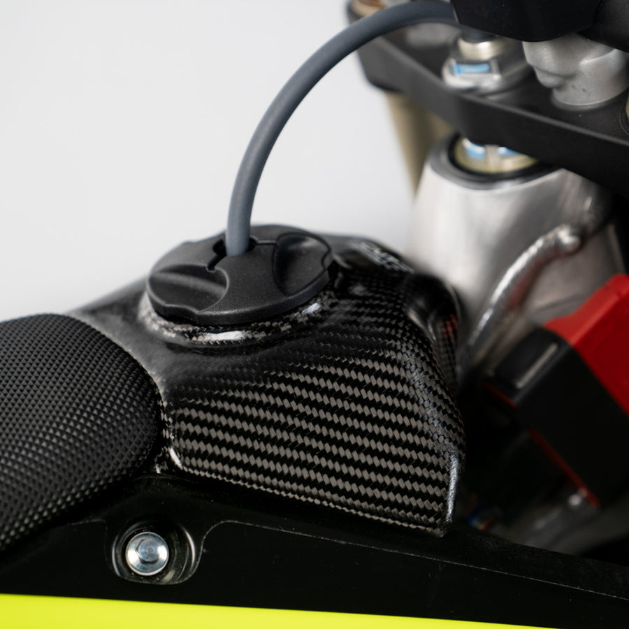 CMT Compositi Carbon Upper Fuel Tank Cover | Fantic XX 125 / Fantic XX 250 | 004038