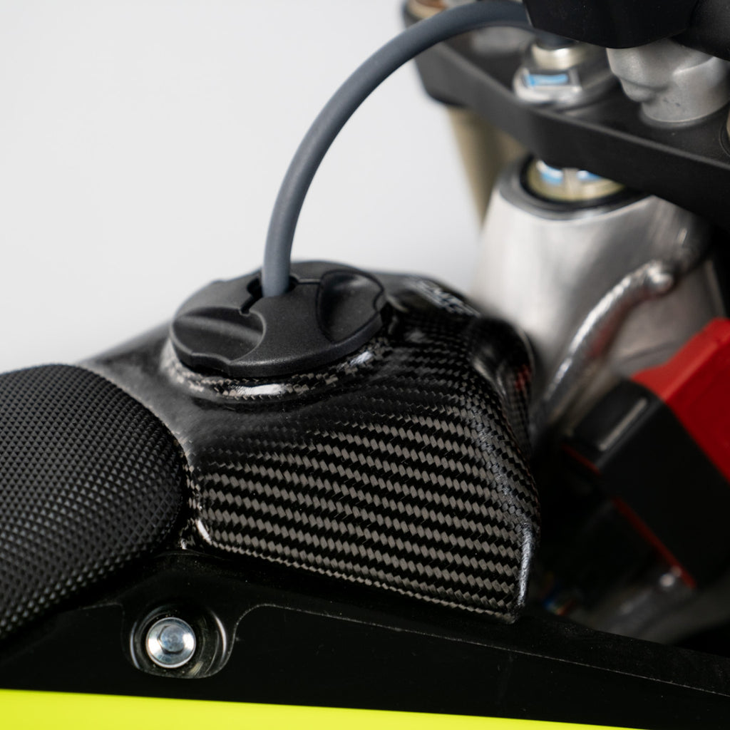 CMT Compositi Carbon Upper Fuel Tank Cover | Fantic XX 125 / Fantic XX 250 | 004038