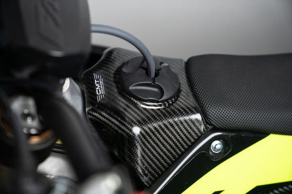 CMT Compositi Carbon Upper Fuel Tank Cover | Fantic XX 125 / Fantic XX 250 | 004038