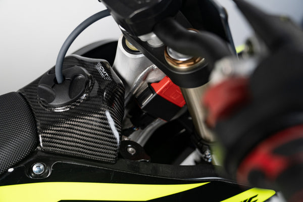 CMT Compositi Carbon Upper Fuel Tank Cover | Fantic XX 125 / Fantic XX 250 | 004038