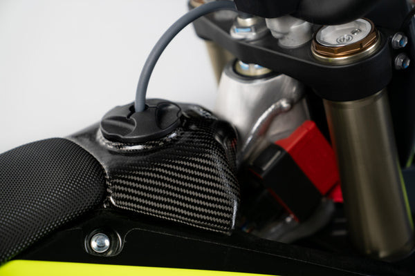 CMT Compositi Carbon Upper Fuel Tank Cover | Fantic XX 125 / Fantic XX 250 | 004038