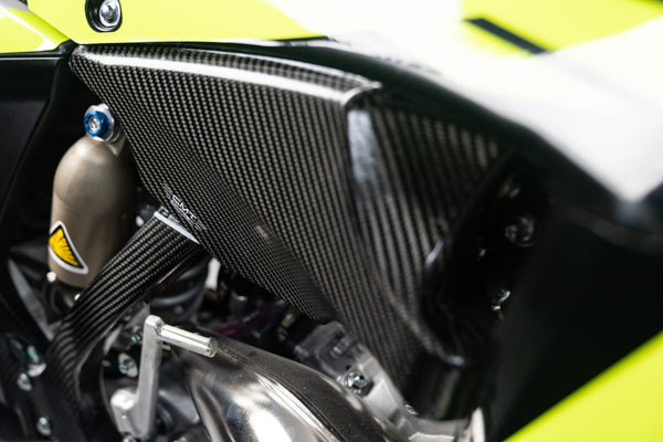 CMT Compositi Carbon Lower Fuel Tank Cover | Fantic XX 125 / Fantic XX 250 | 004039