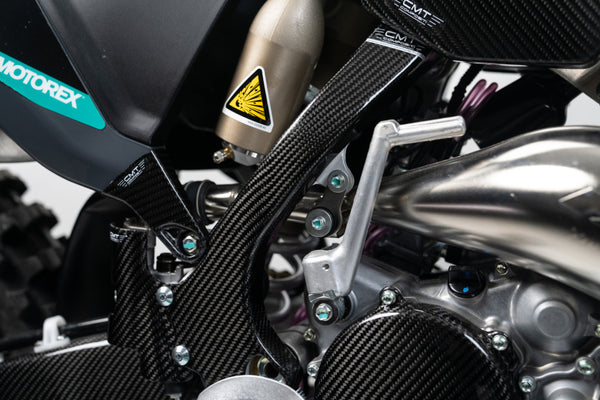 CMT Compositi Carbon Rear Side Panel Guards | Fantic XX 125 / Multi-Model | 004040