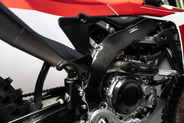 CMT Compositi Carbon Rear Side Panel Guards | Fantic XXF 450 / Fantic XXF 250 | 004042