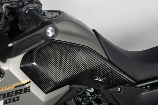 CMT Compositi Carbon Lower Fuel Tank Cover | Yamaha TENERE 700 / Yamaha TENERE 700 RALLY | 004054