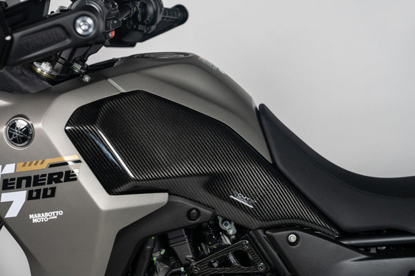 CMT Compositi Carbon Lower Fuel Tank Cover | Yamaha TENERE 700 / Yamaha TENERE 700 RALLY | 004054