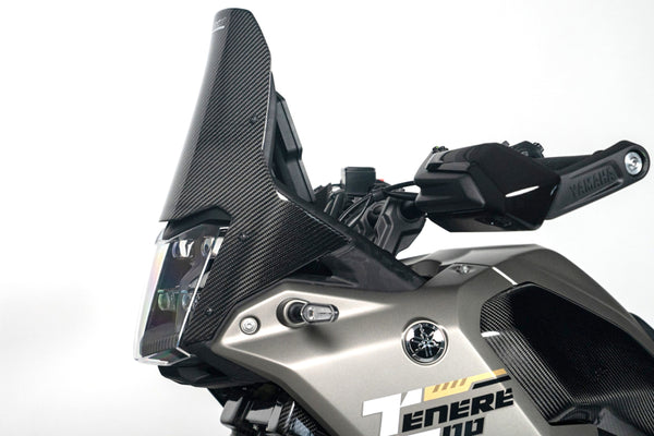 CMT Compositi Carbon Headlight Mask | Yamaha TENERE 700 / Yamaha TENERE 700 RALLY | 004055