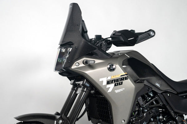 CMT Compositi Carbon Headlight Mask | Yamaha TENERE 700 / Yamaha TENERE 700 RALLY | 004055