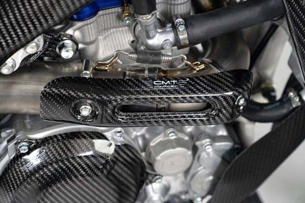 CMT Compositi Carbon Exhaust Heat Guard | Yamaha YZF 450 | 004066