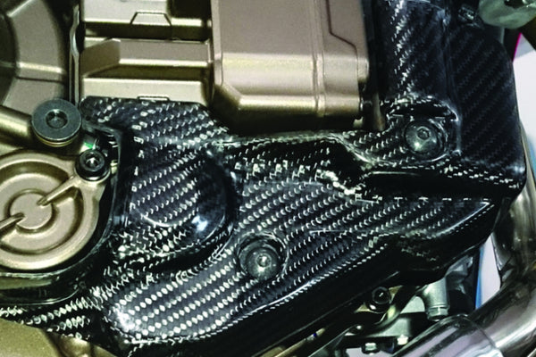 CMT Compositi Carbon Transmission Cover Guard | Honda AFRICA TWIN crf 1000 DCT | AFR6