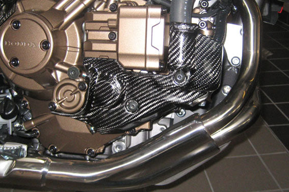 CMT Compositi Carbon Transmission Cover Guard | Honda AFRICA TWIN crf 1000 DCT | AFR6