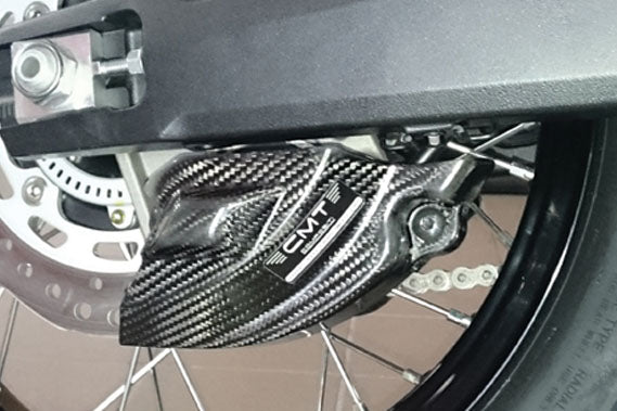 CMT Compositi Carbon Parking Brake Guard | Honda AFRICA TWIN crf 1000 DCT | AFR9