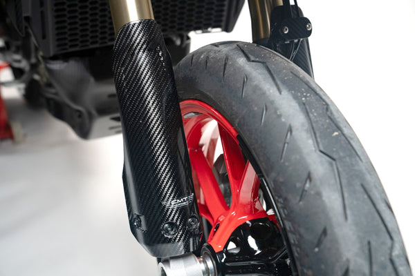 CMT Compositi Carbon Fork Guards | Ducati Hypermotard 698 Mono / Ducati Hypermotard 698 Mono RVE | DH0002
