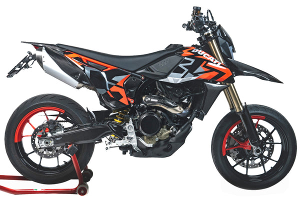 CMT Compositi Carbon Headlight Mask | Ducati Hypermotard 698 Mono / Ducati Hypermotard 698 Mono RVE | DH0006