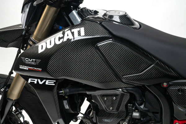 CMT Compositi Carbon Front Side Panel Set | Ducati Hypermotard 698 Mono / Ducati Hypermotard 698 Mono RVE | DH0008
