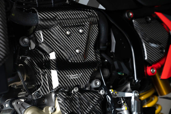 CMT Compositi Carbon Left Engine Guard | Ducati Hypermotard 698 Mono / Ducati Hypermotard 698 Mono RVE | DH0009