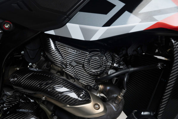 CMT Compositi Carbon Right Engine Guard | Ducati Hypermotard 698 Mono / Ducati Hypermotard 698 Mono RVE | DH0010