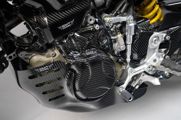 CMT Compositi Carbon Ignition Cover Guard | Ducati Hypermotard 698 Mono / Ducati Hypermotard 698 Mono RVE | DH0015