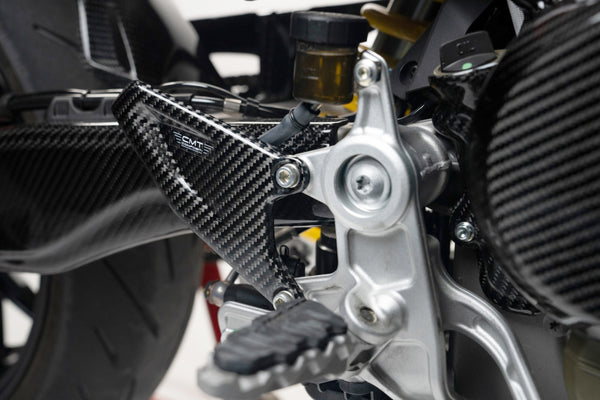CMT Compositi Carbon Heel Guards | Ducati Hypermotard 698 Mono / Ducati Hypermotard 698 Mono RVE | DH0017