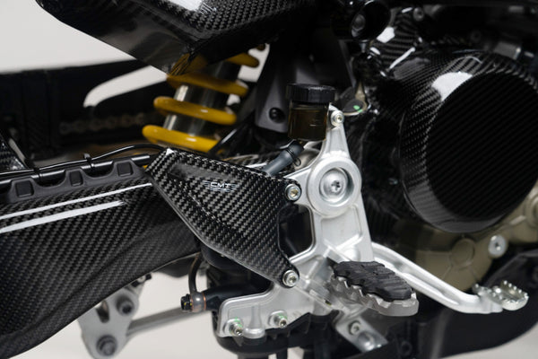 CMT Compositi Carbon Heel Guards | Ducati Hypermotard 698 Mono / Ducati Hypermotard 698 Mono RVE | DH0017