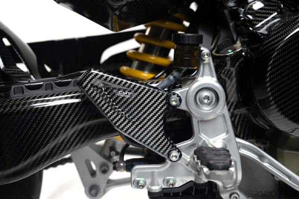 CMT Compositi Carbon Heel Guards | Ducati Hypermotard 698 Mono / Ducati Hypermotard 698 Mono RVE | DH0017