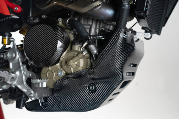 CMT Compositi Carbon Skid Plate | Ducati Hypermotard 698 Mono / Ducati Hypermotard 698 Mono RVE | DH0018