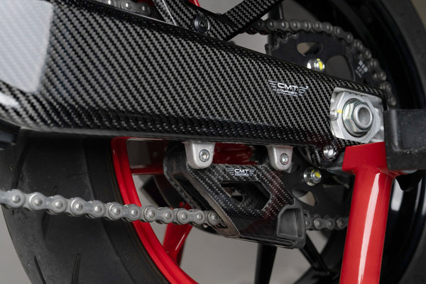 CMT Compositi Carbon Swingarm Guards | Ducati Hypermotard 698 Mono / Ducati Hypermotard 698 Mono RVE | DH0019