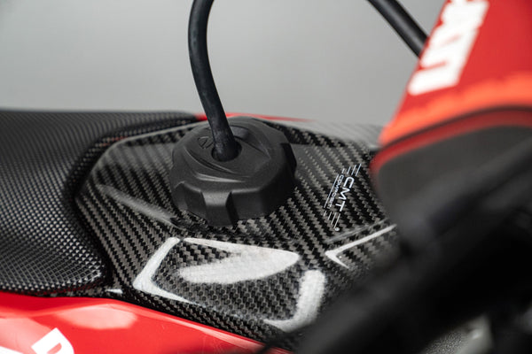 CMT Compositi Carbon Fuel Tank Cover | Ducati DESMO 450 MX / Multi-Model | DMX0002