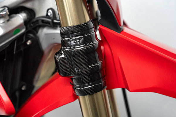 CMT Compositi Carbon Triple Clamp Guards | Ducati DESMO 450 MX / Multi-Model | DMX0006
