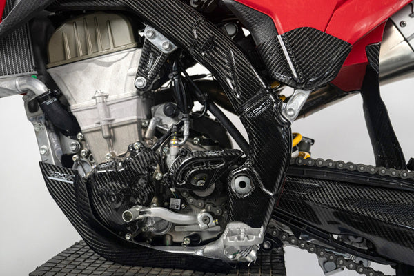 CMT Compositi Carbon Frame Guards | Ducati DESMO 450 MX / Multi-Model | DMX0012
