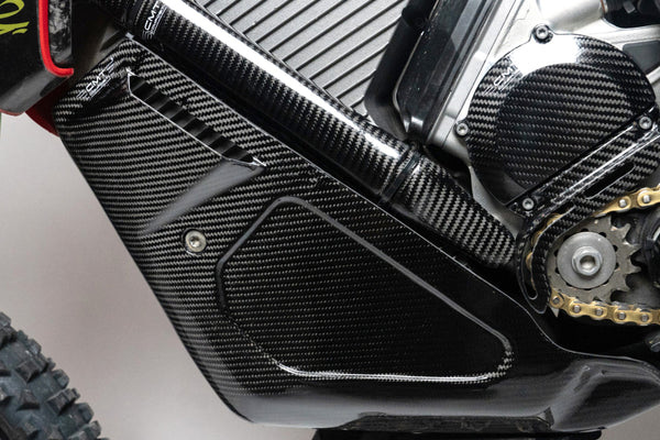 CMT Compositi Carbon Battery Frame Guards | Stark Varg MX / Multi-Model | E0006