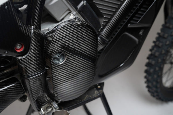 CMT Compositi Carbon Right Crankcase Guard | Stark Varg MX / Multi-Model | E0007